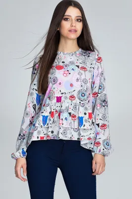 Produktbild von Figl Damenbluse Nidine M594 rosa L