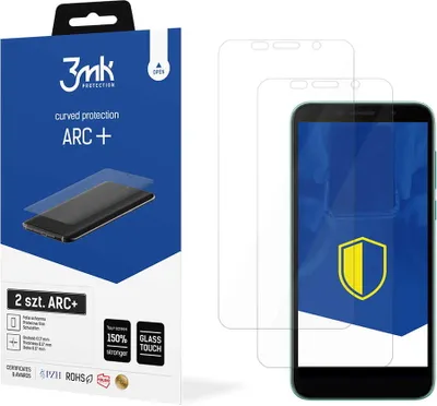 Produktbild von 3mk Display Schutzfolie ARC+ für Huawei Y5p  0,17mm Self-Heal (2 Stück)