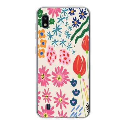 Produktbild von MuchoWow® Handyhülle Schutzhülle Hülle für Samsung Galaxy A10 Blumen - Gestaltung - Tulpe Silikon Softcase Handy Hülle - Schutzhülle
