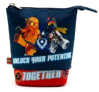 Obrázok produktu pre Peračník, na zips, pop-up, LEGO "Ninjago Together", modrý-červený, vzorovaný
