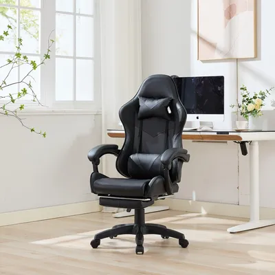 Obrázek produktu pro Herní židle - Židle pro kancelář - Pohodlná židle - Otočná židle - Otočná o 360° - Nastavitelná výška