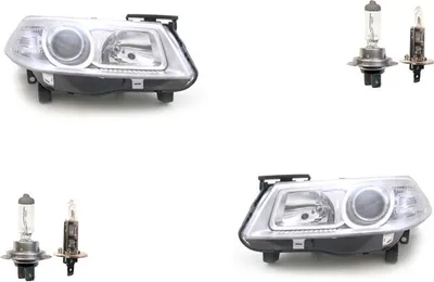 Obrázok produktu pre Johns, Halogenové sv?tlomety pasuje do Renault Megane II 06- s H7 H1 sada levý pravý