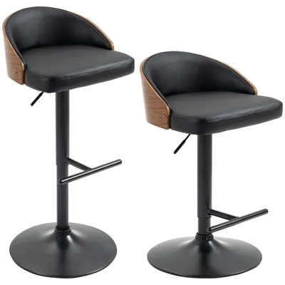 Image de Tabourets de bar - Tabourets de cuisine - Hauts tabourets - Chaises hautes - Ensemble de tabourets de bar - Hauteur d'assise réglable