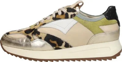 Image de IQONIC Michelle  Sneakers Laag - Goudkleur - Maat 41