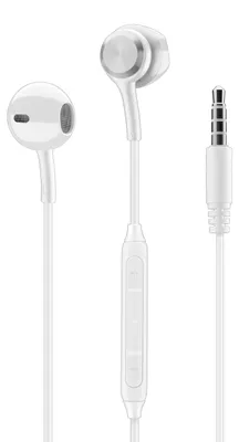 Productafbeelding van Muziek, Geluid: 8018080456718, Kabel, Gesprek/muziek, 38 g, Koptelefoon met microfoon, Wit