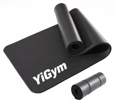 Productafbeelding van Gymnastiekmat, 195 x 61 x 1,2 cm, NBR yogamat, dikke fitnessmat