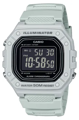 Produktbild von Casio Herren Armbanduhr W-218H-8BVEF digital grau
