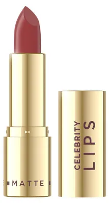 Produktbild von Eveline Cosmetics Celebrity – langanhaltender, mattierender Lippenstift, Farbton 511 rouge