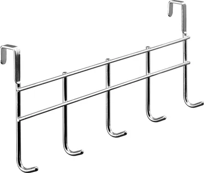 Produktbild von Hettich Türgarderobe 5 Haken 37,5 x 16,5 x 9,5 cm silber