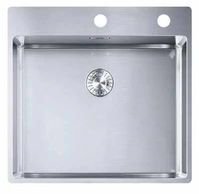 Produktbild von FRANKE Spüle BOX BXX 210-50 A mit Druckknopfventil Edelstahl-Optik