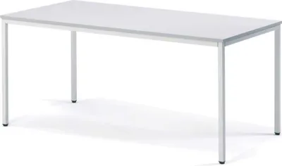 Produktbild von Konferenztisch 1600x720x700mm Platte lichtgrau Gestell lichtgrau