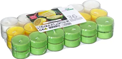 Produktbild von 36 Citronella Duftteelichter Acryl Cup Outdoor Kerzen Duftkerzen Garten