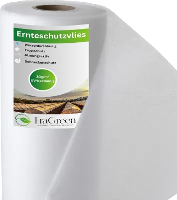 Produktbild von EraGreen Abdeckvlies 30g/m² 1,6m x 5m Pflanzen Frostschutzvlies Gartenvlies