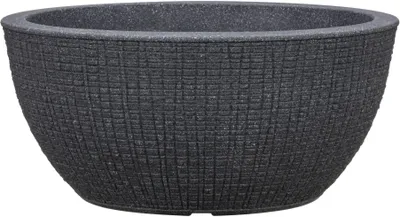 Produktbild von Scheurich Pflanzschale Serie 297 Barceo Bowl stony black Ø 40 cm