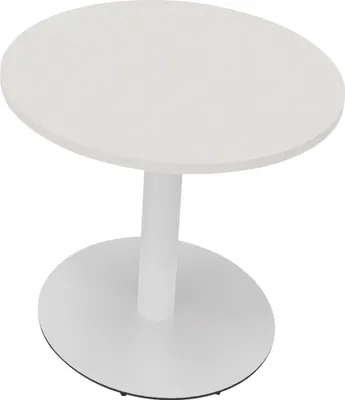 Produktbild von Bespr.ti. Rund Tellerfuß Rund 800xH720 ws/Weiß