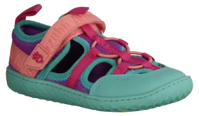 Immagine prodotto di Sandali Affenzahn Vegan Roughy Owl, bambina, tessuto, viola, vegani - Scarpe per bambini e ragazze, taglie 25-42, multicolore
