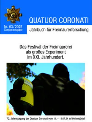 Obrázek produktu pro Quatuor Coronati Jahrbuch für Freimaurerforschung Nr. 63/2025