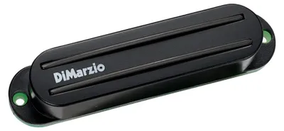 Produktbild von DiMarzio Mirage Neck Black | Schwarze Polstücke