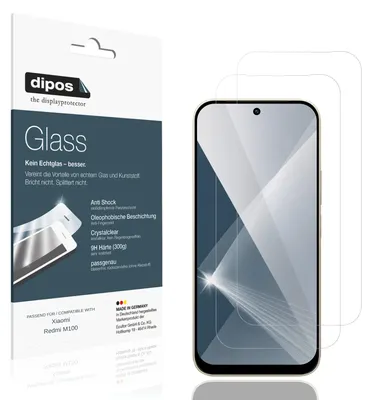 Zdjęcie produktu dla 2 folie ochronne do Xiaomi Redmi M100 - folia antywstrząsowa 9H, wykonana z hartowanego szkła