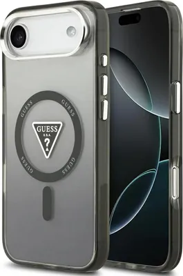 Obrázok produktu pre Puzdro GUESS vhodné pre IPHONE 17 Air kompatibilné s MagSafe GUHMP17MHGTMLCGK (IML Gradient W/ Triangle Logo) čierne