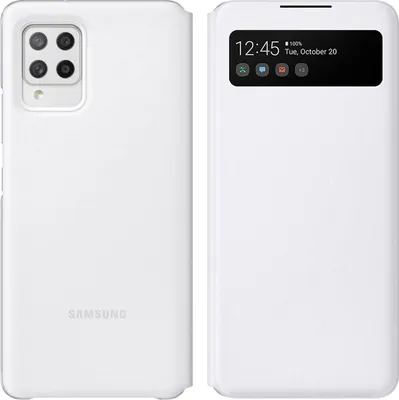 Obrázok produktu pre Puzdro Samsung Ef-Ea426Pw A42 5G Biele/Biele S View Wallet Cover