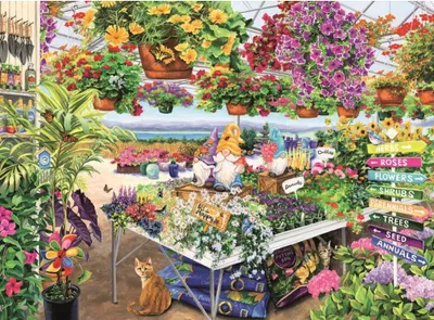 Obrázek produktu pro RAVENSBURGER Puzzle Zahradní ráj 500 dílků