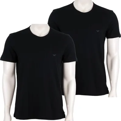 Produktbild von EMPORIO ARMANI 2P O-NECK RUNDHALS T-SHIRT 2 schwarz L