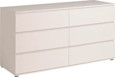 Image de Commode Nux 6 tiroirs - blanc