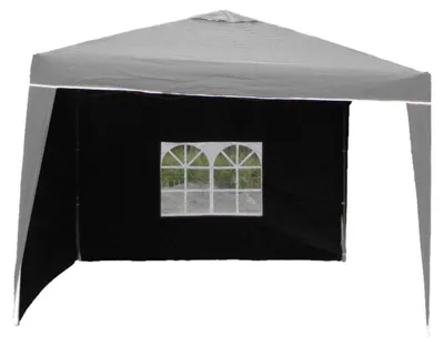 Produktbild von Gartenzelt Seitenwände 3 x 2m Polyester wasserabweisend mit Fenster
