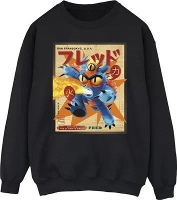 Produktbild von Disney - "Big Hero 6" Sweatshirt für Herren BI15101 (5XL) (Schwarz)