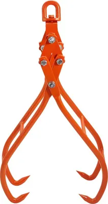 Immagine prodotto di Gancio per legname, pinza per tronchi a 4 artigli da 36 pollici per pinze da legname, pinze girevoli in acciaio per il sollevamento di tronchi, design Eagle Claws con capacità di carico di 3307 libbre/1500 kg per trattori, ATV, camion, carrelli elevatori