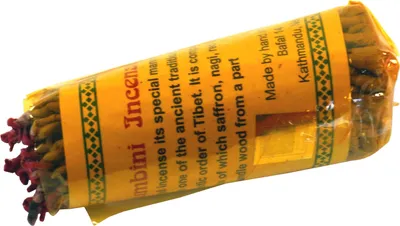 Produktbild von Räucherschnüre - Lumbini Incense, Gelb, 9*4*4 cm, Räucherstäbchen aus Tibet, Nepal