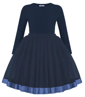 Imagen del producto de Vestido para niña con tul, ideal para ocasiones especiales