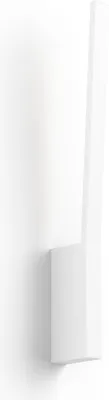Produktbild von Philips Hue White and Color ambiance Liane Wandleuchte, Intelligente Wandleuchte, Bluetooth/Zigbee, Weiß, LED, Aluminium, Nicht austauschbare(s) Leuchtmittel