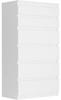 Obrázek produktu pro Komoda 70 cm 6 zásuvek skříňka FRAMIRE R-6 bílá