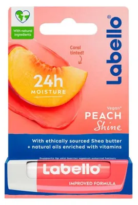 Produktbild von Labello lippenbalsem 4.8gr peach shine