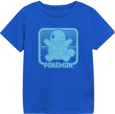 Produktbild von Pokemon - Squirtle Retro Arcade - Blue T-Shirt - Größe 158