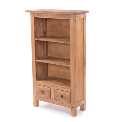 Obrázek produktu pro KNIHOVNA "LIBROS" | Mahagonové dřevo, 102 cm | Dřevěné police
