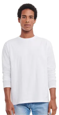 Produktbild von Russell - "Authentic" T-Shirt für Herren Langärmlig FK2392 (XL) (Weiß)