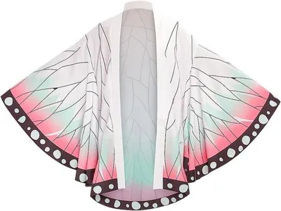 Produktbild von Shinobu Chocho Anime Kostüm für Cosplay, Kimono Umhang für Halloween und Karneval - M, Perfektes Outfit für Anime Fans