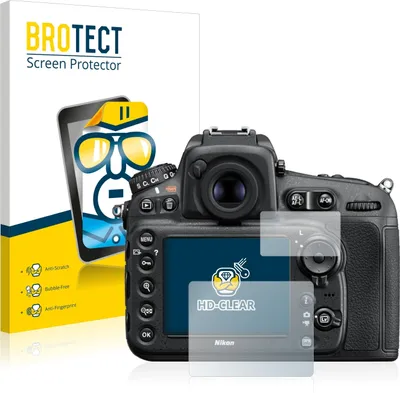 Produktbild von 2x Für Nikon D810 Schutzfolie BROTECT Displayschutz Display Schutz Folie Klar Transparent