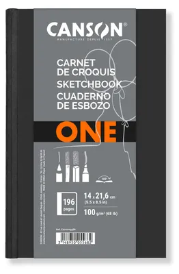 Zdjęcie produktu dla CANSON 200005568 Skizzenbuch ARTBOOK ONE DIN A5 schwarz(S)