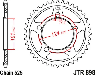 Immagine prodotto di Pignone JT 41T 525 BLK JTR898.41ZBK