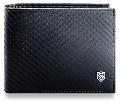 Obrázok produktu pre Pánska peňaženka STEVENS z prírodnej kože, čierna, s technológiou RFID, rozmer 11,5 x 9 cm, univerzálna