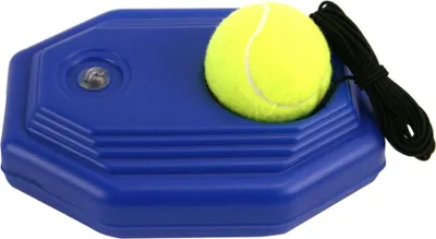 Produktbild von Tennistrainer mit elastischer Kordel und stabilem Sockel für das Üben von Tennis-Schlägen