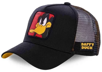Produktbild von CAPSLAB Trucker Cap - Looney Tunes - DAFFY 1 Black