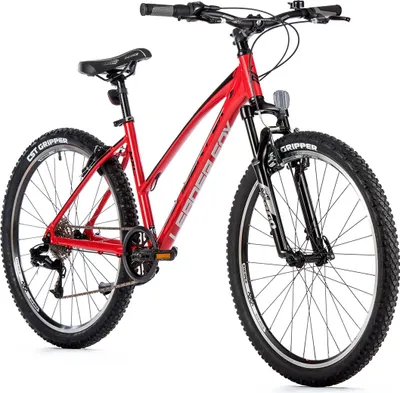 Produktbild von 26 Zoll Alu Leader Fox MXC Lady MTB Fahrrad 8 Gang Mountain Bike Rh 36 cm Rot
