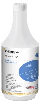 Produktbild von DrDeppe - Spray In QF - alkoholhaltiges Flächendesinfektionsmittel - 1 L