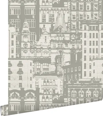 Immagine prodotto di ESTAhome carta da parati edifici grigio talpa 53 cm x 10.05 m