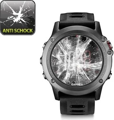 Produktbild von 4x Panzerfolie für Garmin Fenix 3 38mm ANTI-SCHOCK Displayschutzfolie HD KLAR
